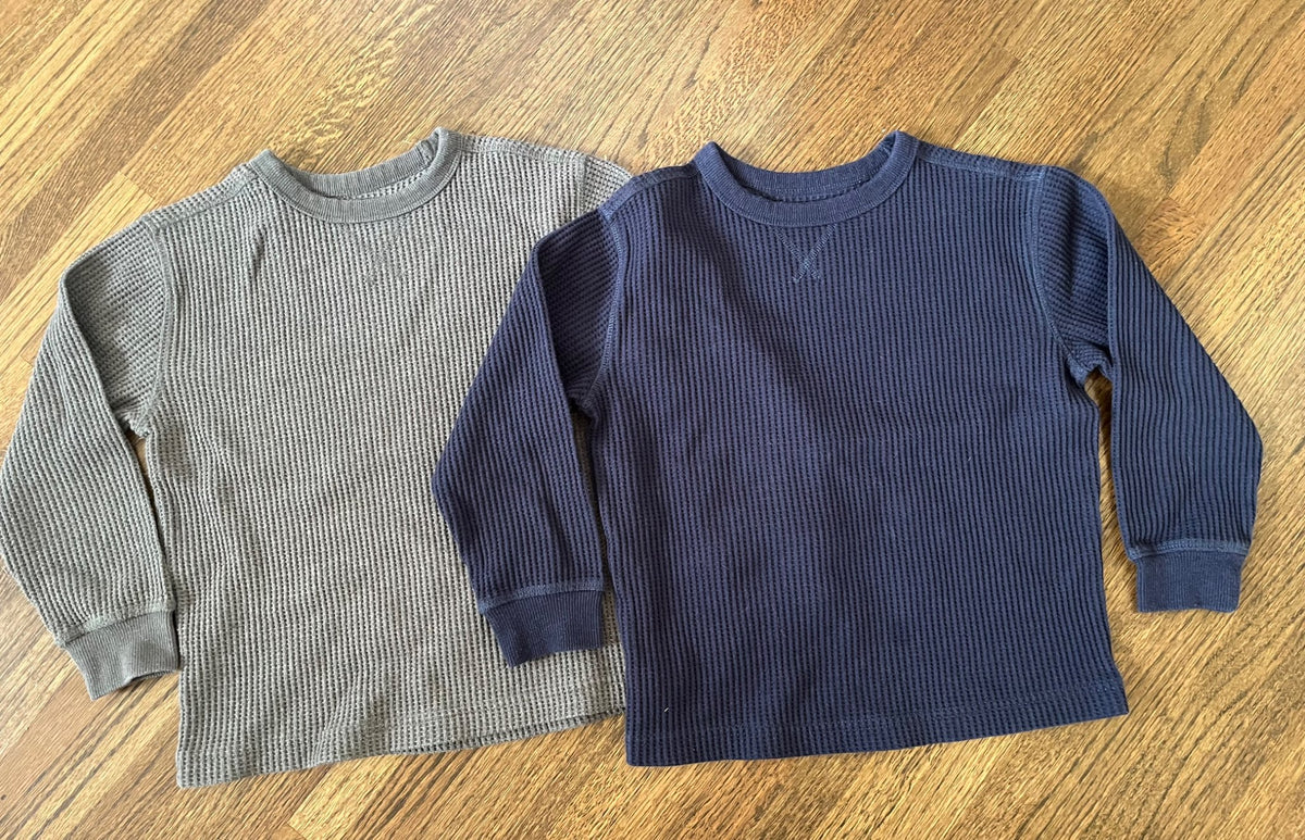 George 2Pk Long Sleeve Shirts Size S(6), Kids 6/6X