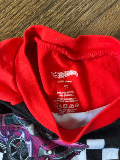Hot Wheels Pyjamas VGUC 5T, Kids 5/5T