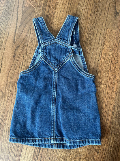 Old Navy Demin Overall Dress VGUC 12-18M, Kids 18 Month (12-18M)