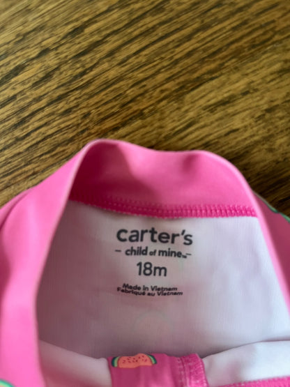 Pink Long Sleeve Swim Suit VGUC 18M, Kids 18 Month (12-18M)