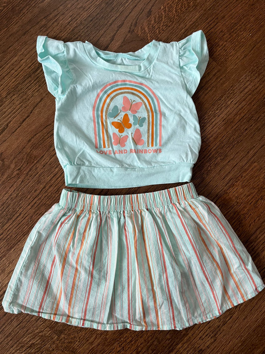 Carter’s Top and Skirt Outfit 18M VGUC, Kids 18 Month (12-18M)