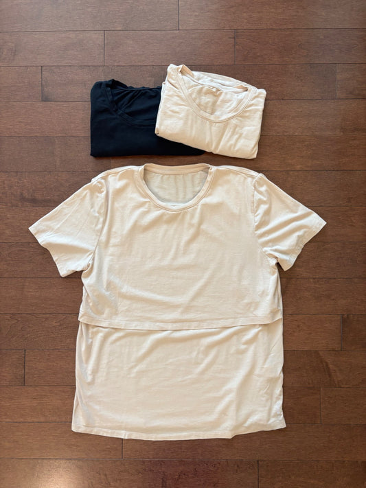 Bravado Lift Up Nursing T-Shirts Bundle, Maternity S (4-6)