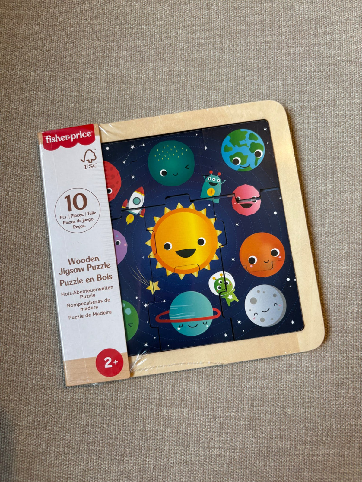 Fisher-price Wooden Puzzle - Space Theme