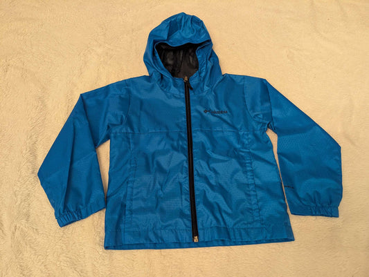 Columbia Boys Blue Rain Jacket - Size XS ( 4/5), Kids 5/5T (extra small)