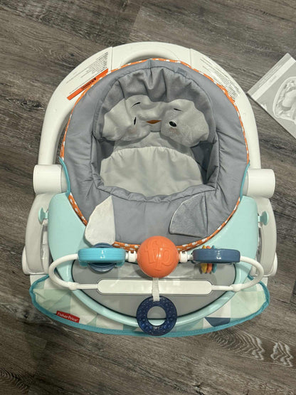 Fisher Price - Penguin sit me up chair with tray