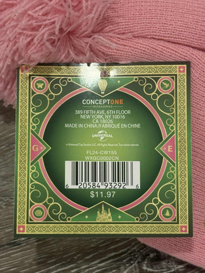 Wicked Pink Glinda Hat & Gloves Set. NEW. (B)