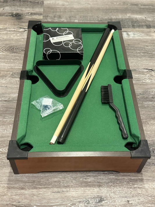 Mini Billiards Game, Arcade Pool Table, Family Game Room Set