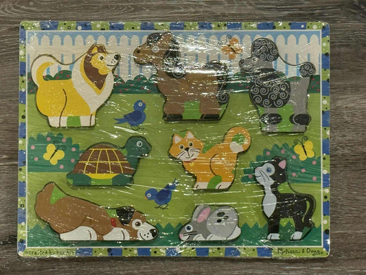 Melissa & Doug - Wooden Animals Puzzle
