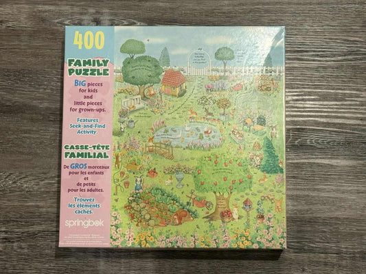 Family Puzzle (big pieces for kids, small for adults) 400 pcs