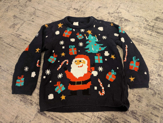 H&M Christmas Santa Sweater - 4T, Kids 4/4T