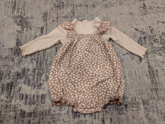 Rylee & Cru bubble romper bodysuit + Tu undershirt. 3-6 months , Kids 6 Month (3-6M)