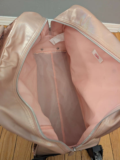 Justice Rolling Tote/Weekend/Duffle Bag 'Going Places'/'Vacay All day'