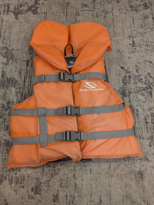 Stearns Youth Life Vest (60-90lbs). Orange. Original price $55