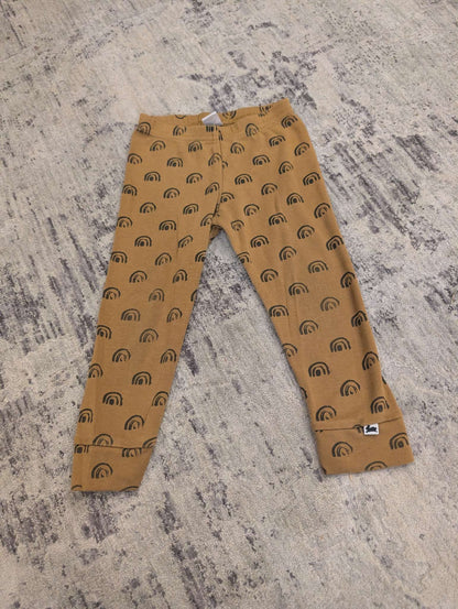 2T - Little & Lively Bamboo Rainbow Neutral Pants , Kids 2T