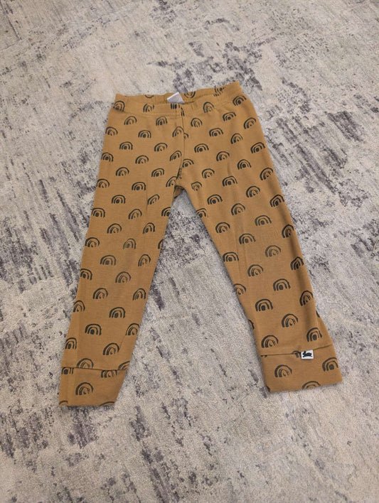 2T - Little & Lively Bamboo Rainbow Neutral Pants , Kids 2T