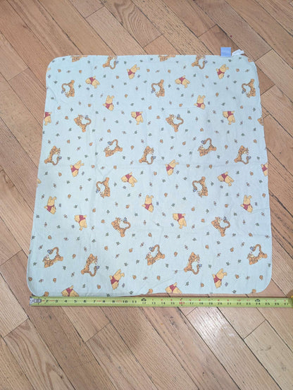 Vintage 90s bundle- Disney Classic Pooh Sleeper and Receiving Blanket, Kids Newborn