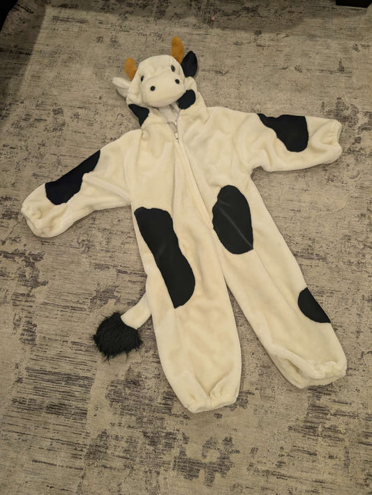 Cow Halloween Costume - Approx 6T, Kids 6/6X (extra small)