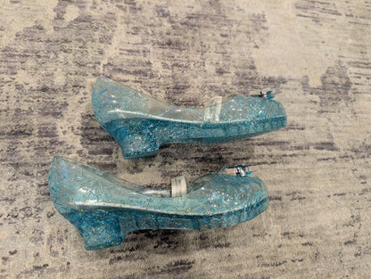 Elsa Dress Up Shoes with light up heels (US size 11/12), Shoes 11 (Toddler:2-4yr)