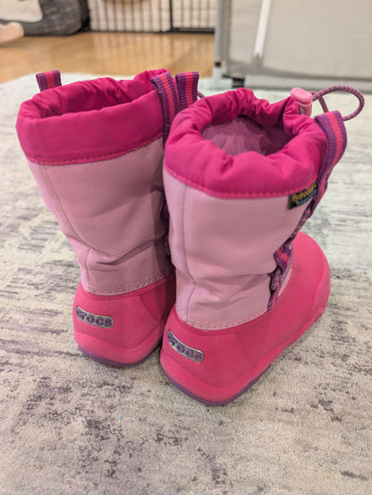 Crocs Swiftwater Waterproof Snowboot - Size 11. MSRP $89.99, Shoes 11 (Toddler:2-4yr)
