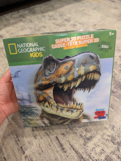 National Geographic Kids - Super 3D Dinosaur Puzzle