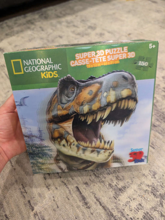 National Geographic Kids - Super 3D Dinosaur Puzzle