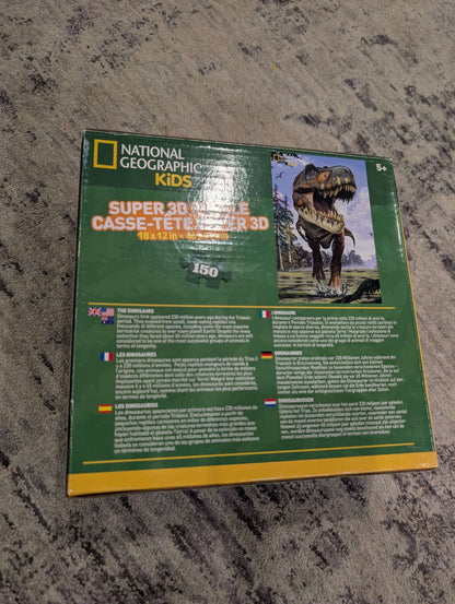National Geographic Kids - Super 3D Dinosaur Puzzle