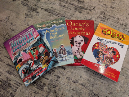 Bundle of 4 soft cover books