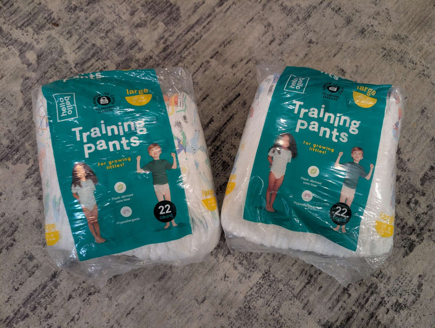 2 packets of Sealed Hello Bello Training Pants Pull Ups. Size 3T/4T. 44 in total