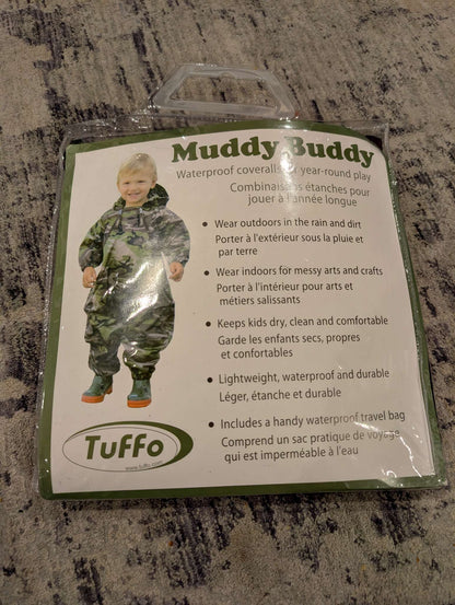 Tuffo Muddy Buddy - New with tags - Camo, 12 months , Kids 12 Month (9-12M)