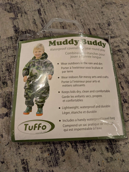 Tuffo Muddy Buddy - New with tags - Camo, 12 months , Kids 12 Month (9-12M)