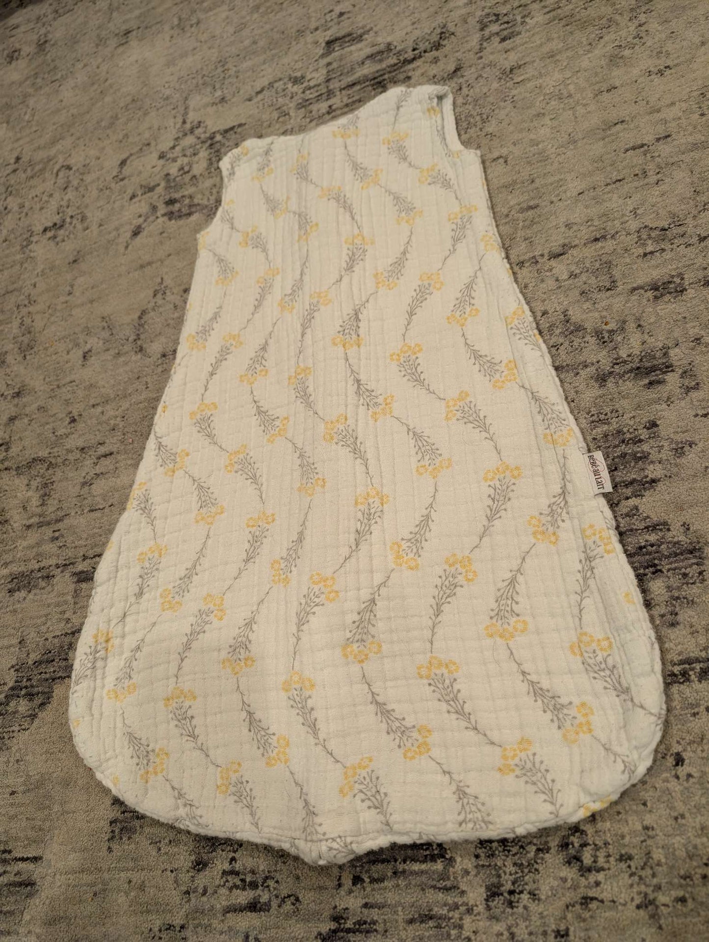 Bebe Au Lait - Floral Muslin Sleepsack. 6-12 months , 6-12 Months (Medium)