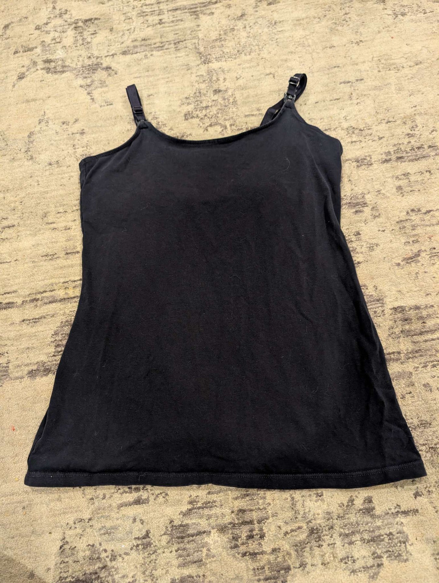 H&M Mama Nursing Tank Top - Navy - Small, Maternity S (4-6)
