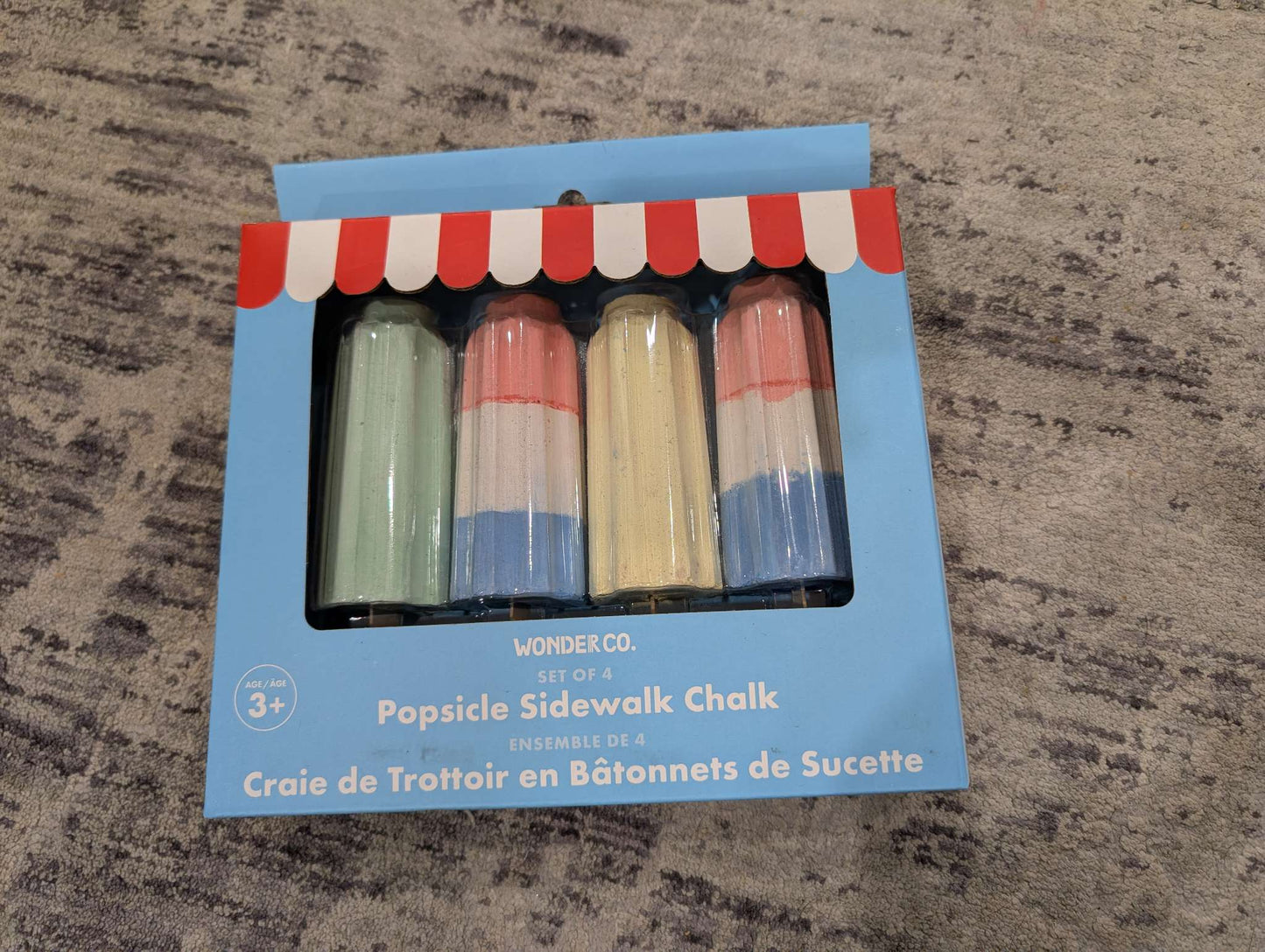 WonderCo Popsicle Sidewalk Chalk from Indigo - New in box