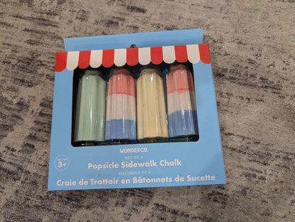 WonderCo Popsicle Sidewalk Chalk from Indigo - New in box