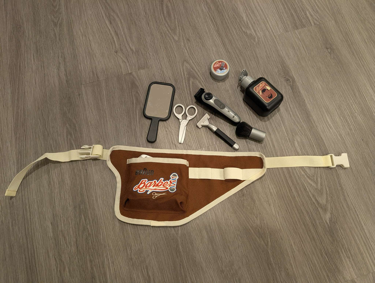 Braun Barber Toy Toolbelt & Accessories. MSRP $35