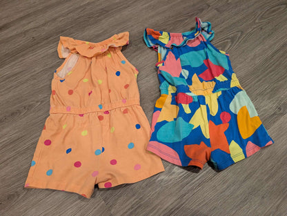 TU - UK brand Colourful Cotton Rompers , Kids 24 Month (18-24M)