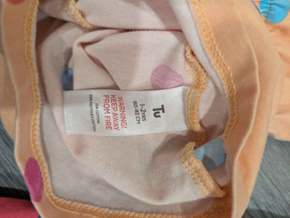 TU - UK brand Colourful Cotton Rompers , Kids 24 Month (18-24M)