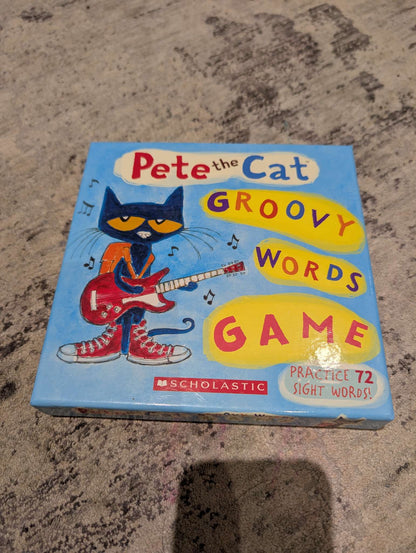 Pete the cat - Groovy Sight Words game