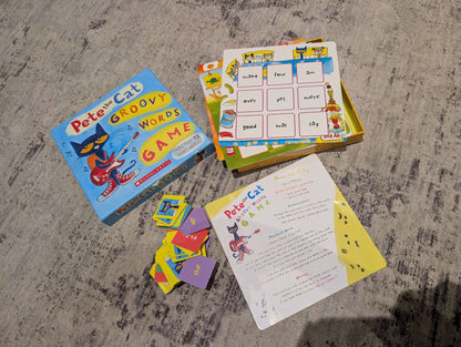 Pete the cat - Groovy Sight Words game