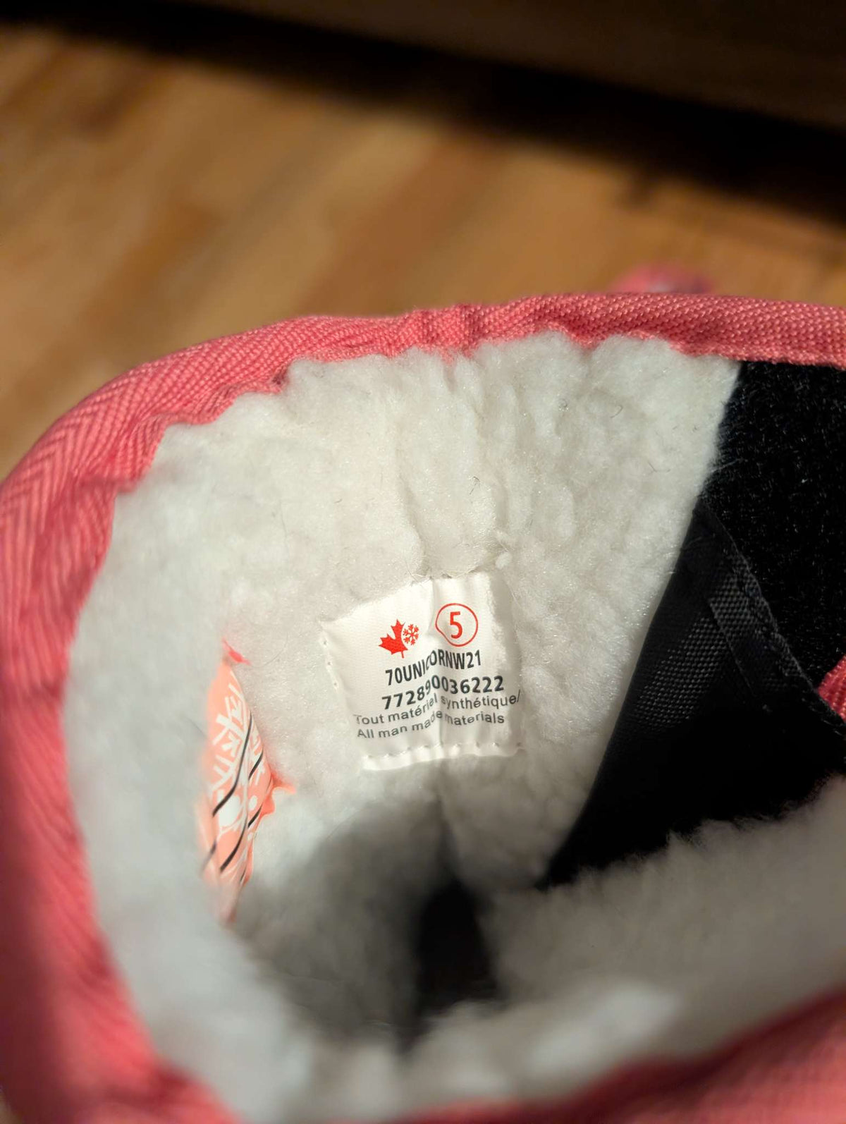 Size 5 - Unicorn Toddler Snow Boots , Shoes 5 (Walkers:12-24 mth)