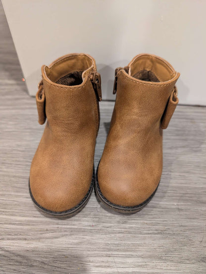 Toddler Brown Ankle Boots - Size 5, Shoes 5 (Walkers:12-24 mth)