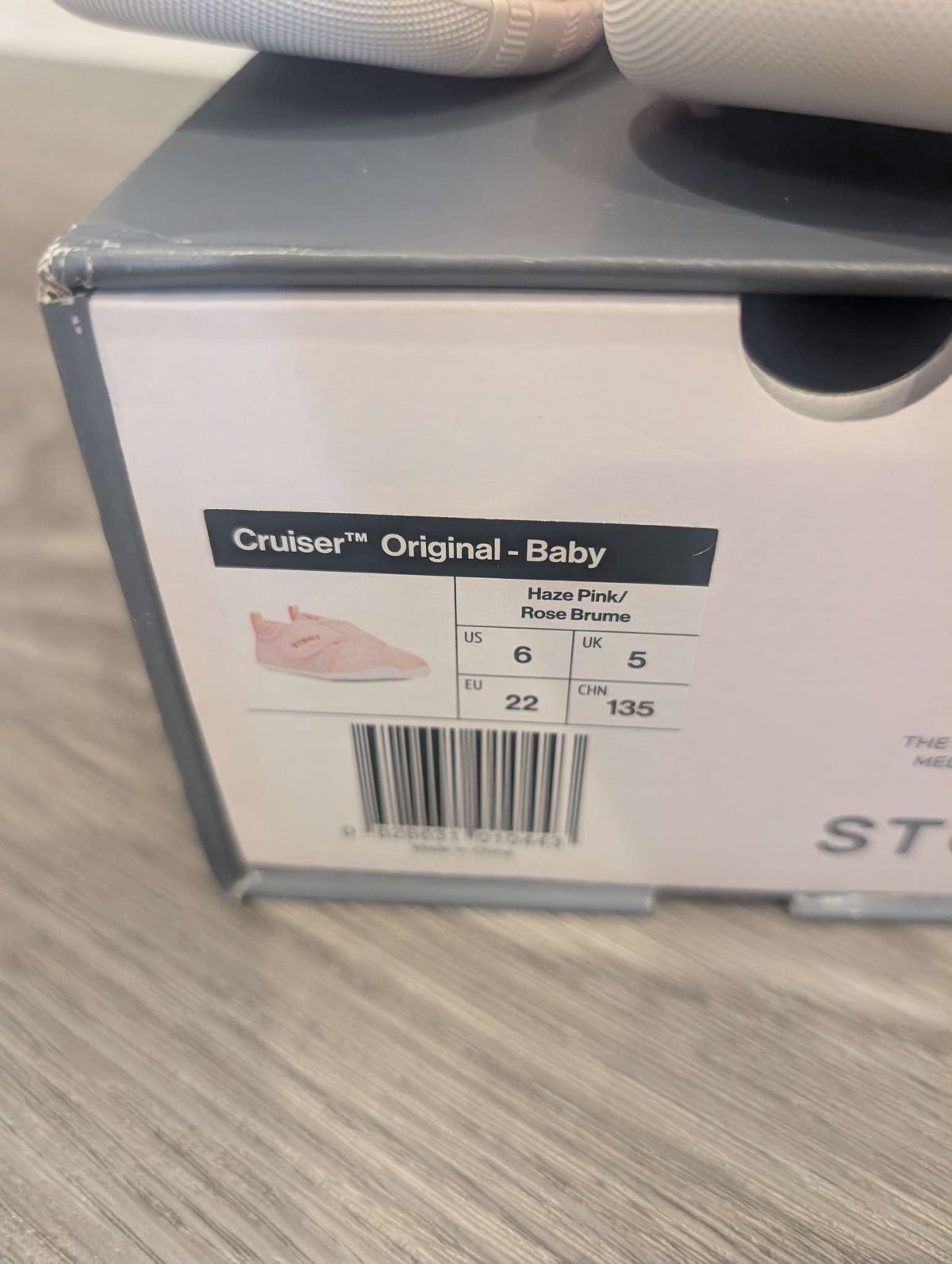 Stonz Cruiser - Light Pink NEW in box - MSRP $57, Shoes 6 (Walkers:12-24 mth)