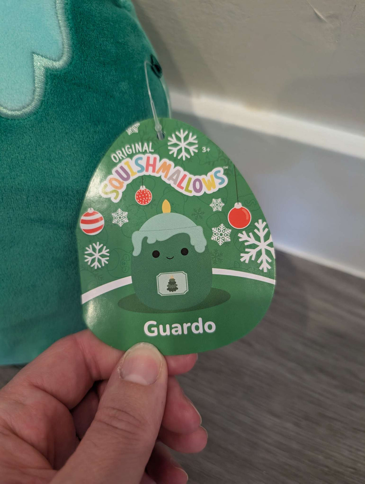 New - Squishmallo Guardo Christmas Plush Toy