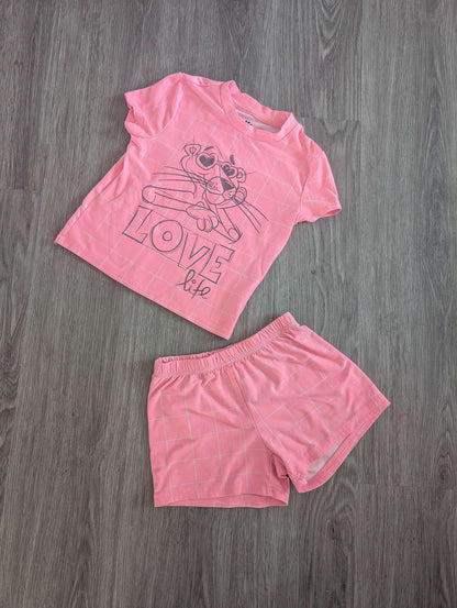 Pink Panther Pj's - Girls size 6 (XS), Kids 6/6X