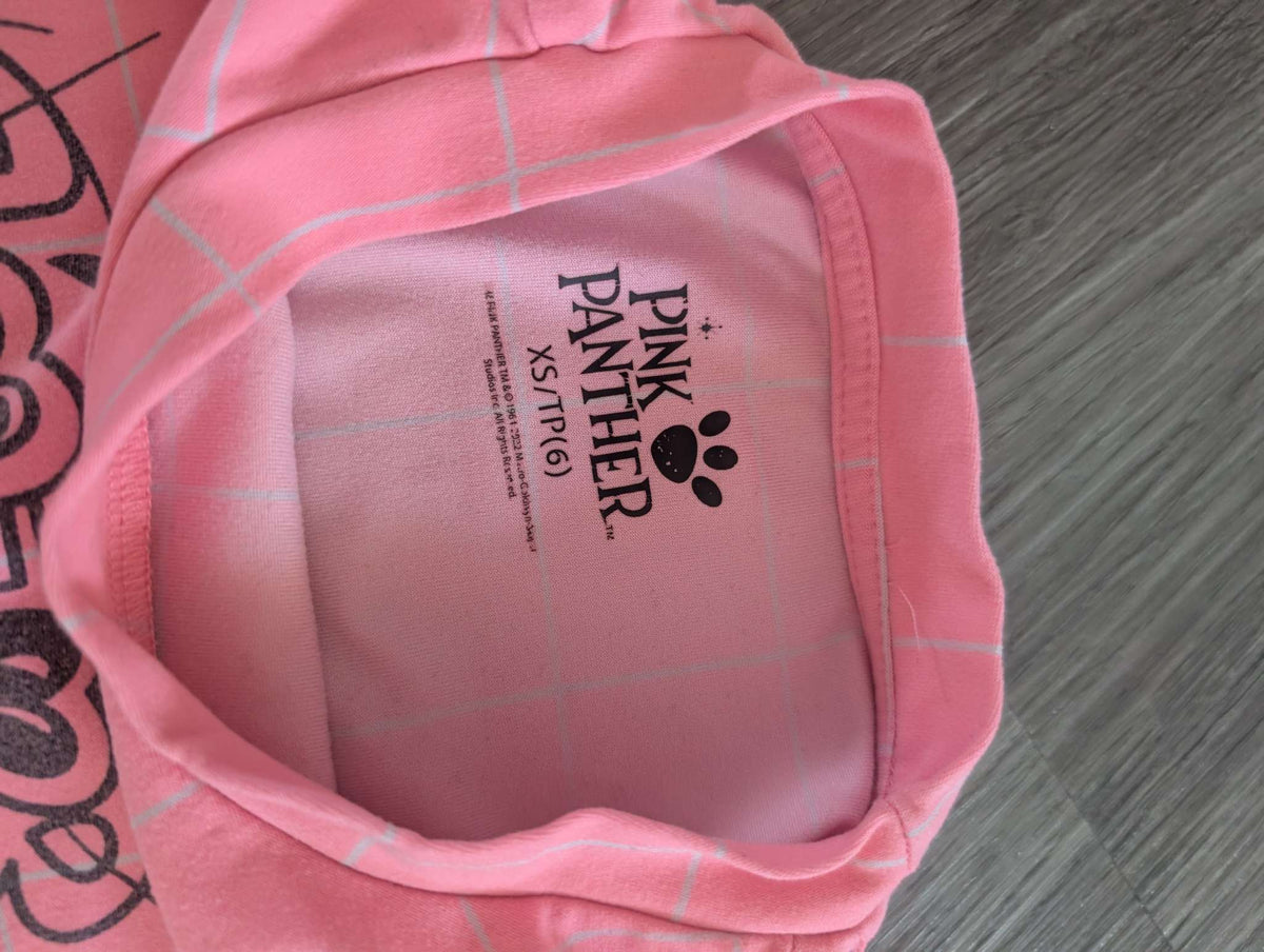 Pink Panther Pj's - Girls size 6 (XS), Kids 6/6X