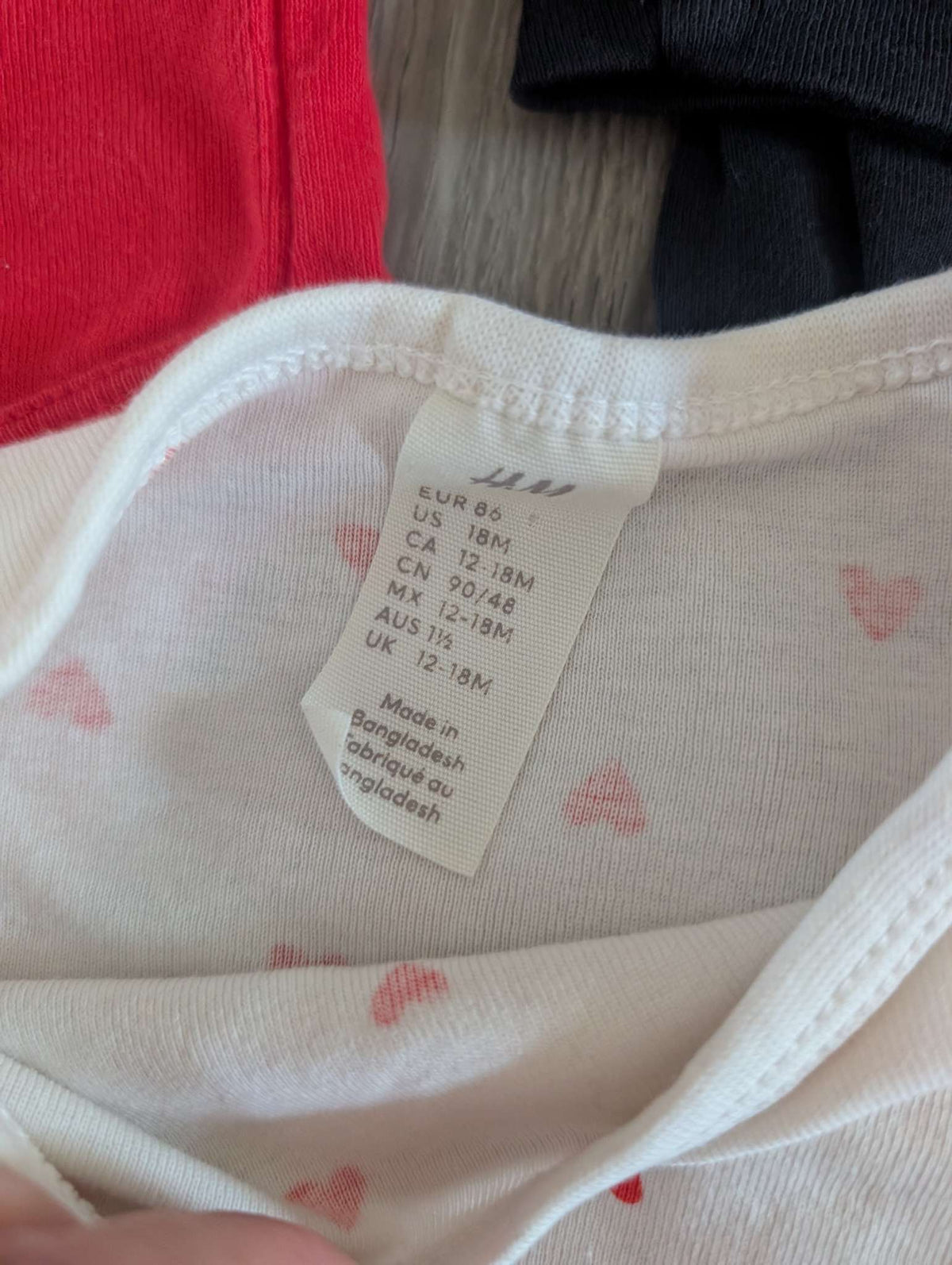 Set of 3 (12-18 months) bodysuits (H&M + NHL) , Kids 18 Month (12-18M)