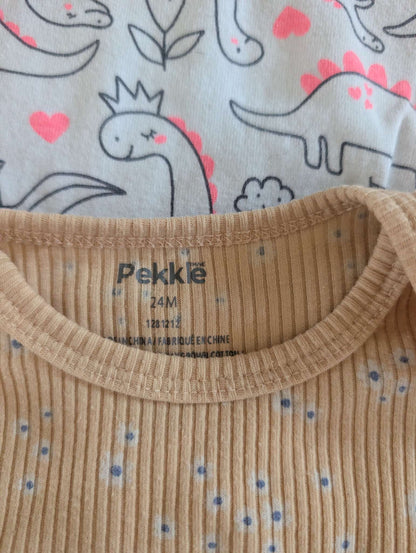 Set of 5 short sleeve bodysuits - 24m, Kids 24 Month (18-24M)