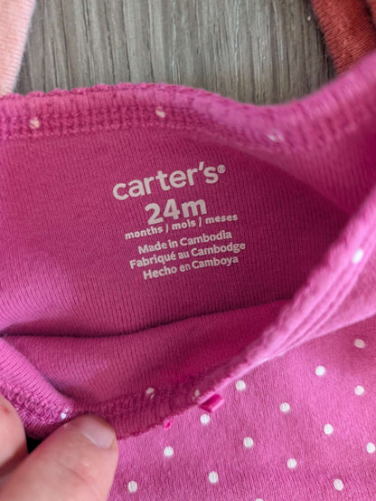 Set of 3 -Long Sleeved Bodysuits (24m) , Kids 24 Month (18-24M)