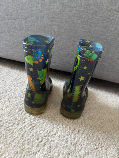Dinosaur Rubber Boots, size 5, Shoes 5 (Walkers:12-24 mth)