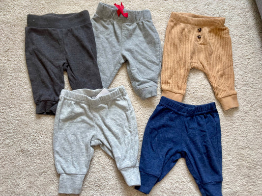 Pants Bundle, NB/0-3 months, Kids 3 Month (0-3M)